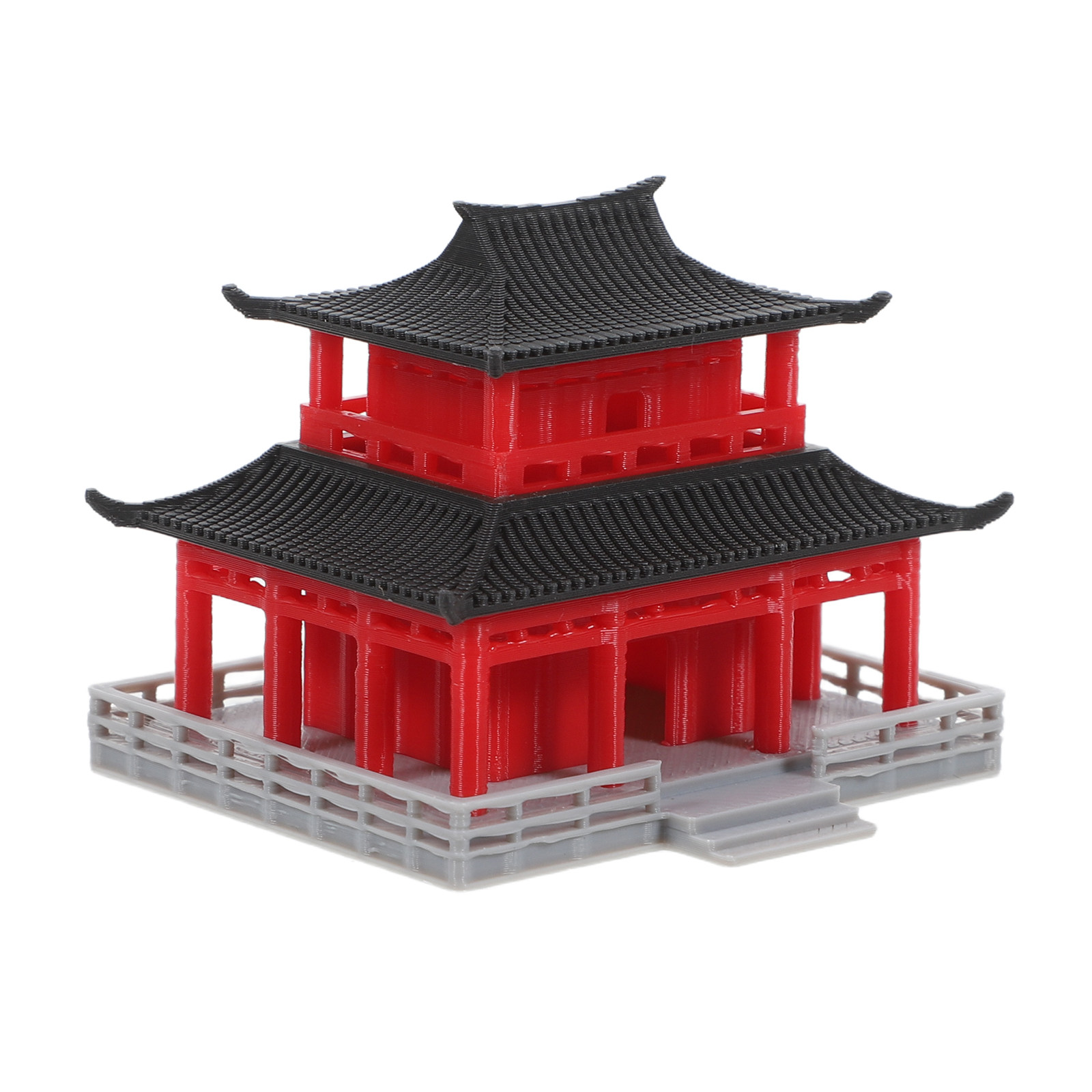 Aquarium & Marine Museum Universiti Malaysia Sabah Kota Kinabalu Sabah - Ancient Chinese Black Red Pavilion Micro