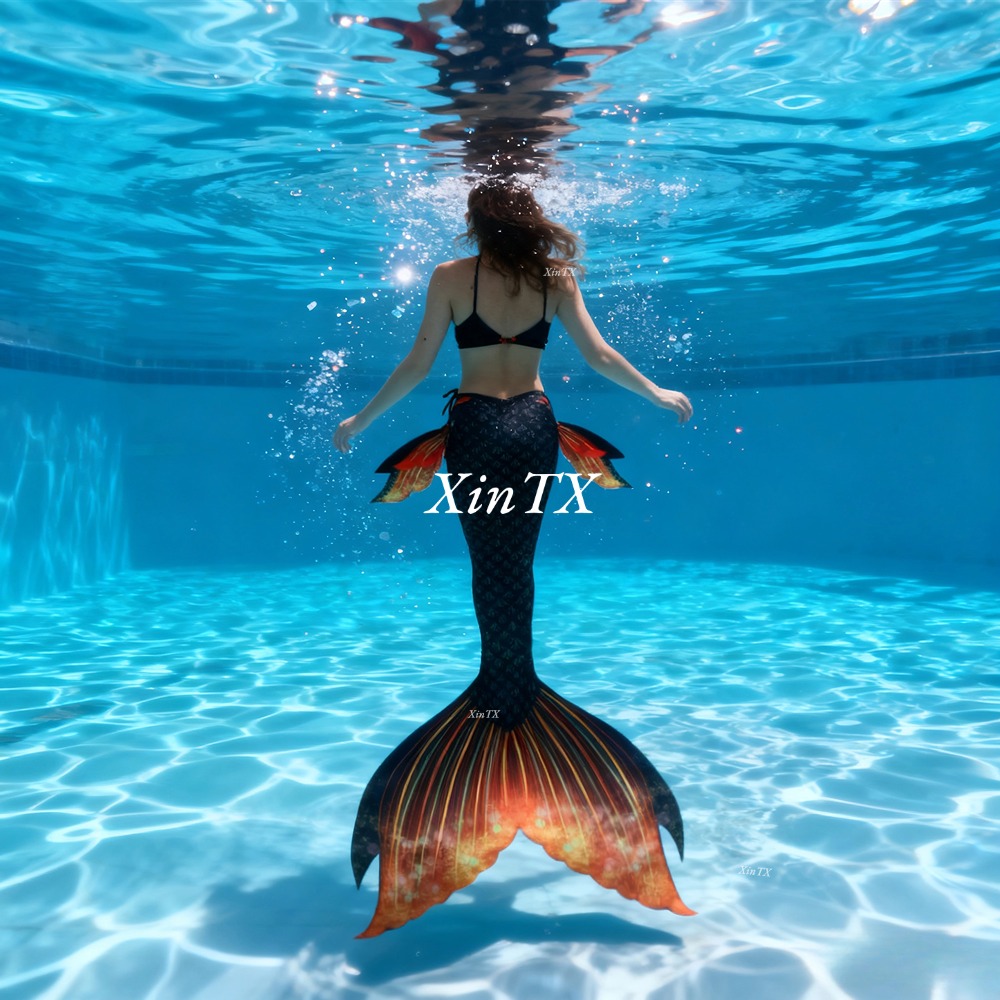 Aquarium & Marine Museum Universiti Malaysia Sabah Kota Kinabalu Sabah - Adult Mermaid Tail Swimsuit with Matching