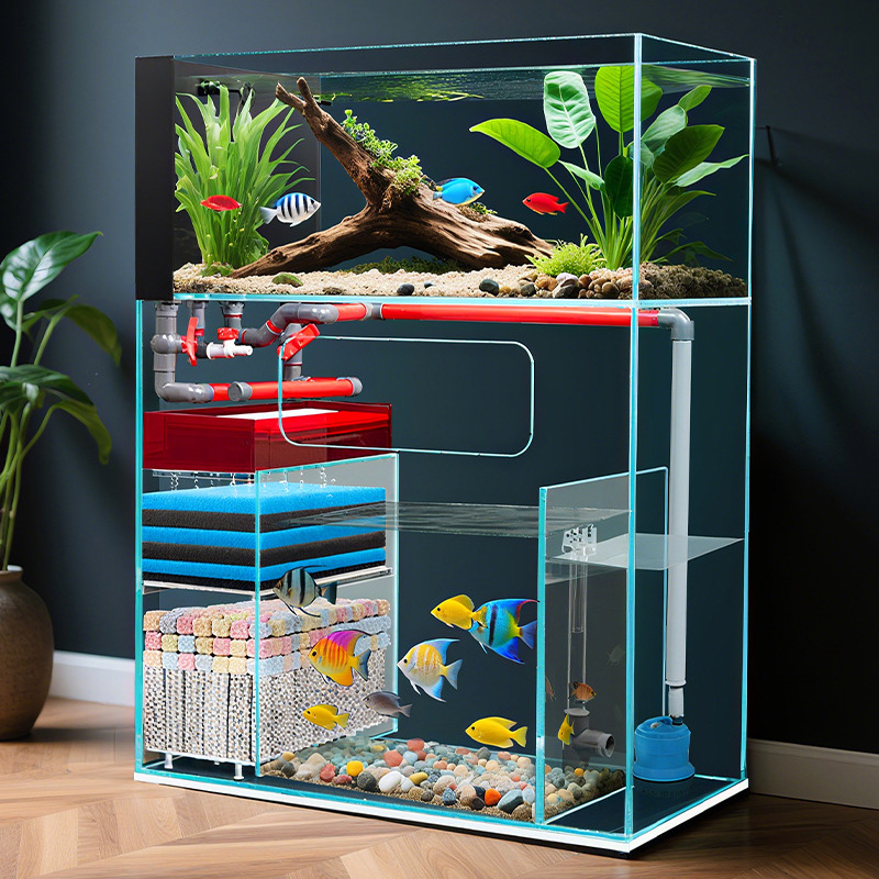 Double-Layer Floor-Standing Ul - Marine Aquarium With Sump ulasan dan harga