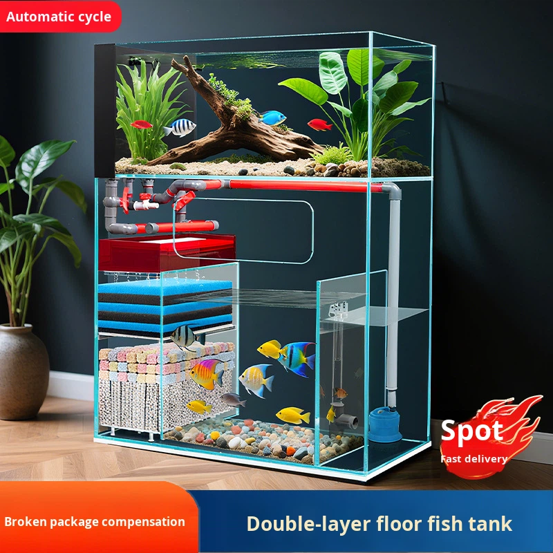 Double-Layer Floor-Standing Ul - Marine Aquarium With Sump ulasan dan harga