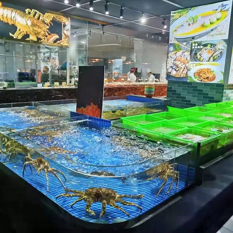 Square Glass Freshwater Fish T - Marine Aquarium With Sump ulasan dan harga