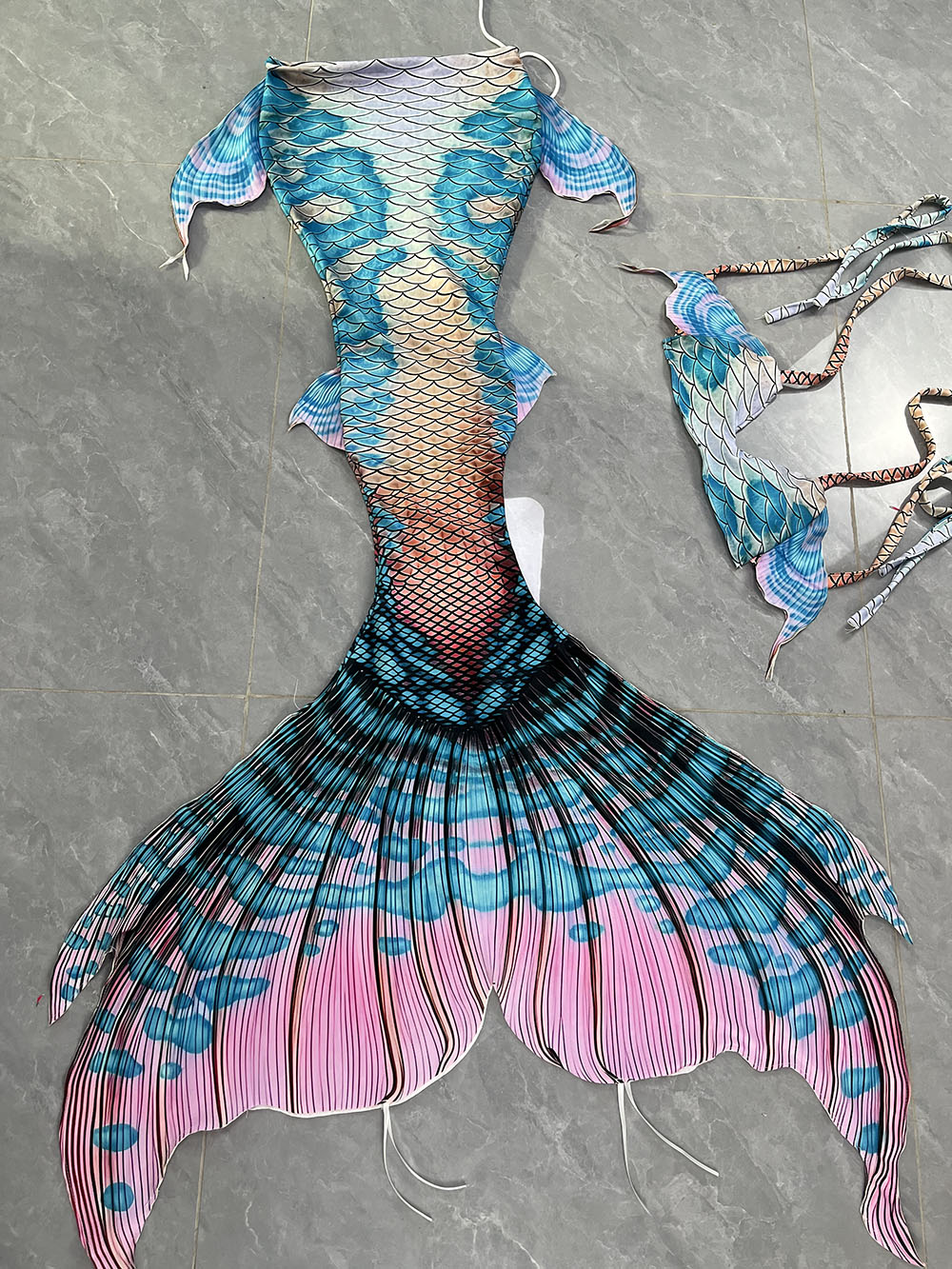 Colorful Dreamy Mermaid Tail A - Aquarium & Marine Museum Universiti Malaysia Sabah Kota Kinabalu Sabah ulasan dan harga