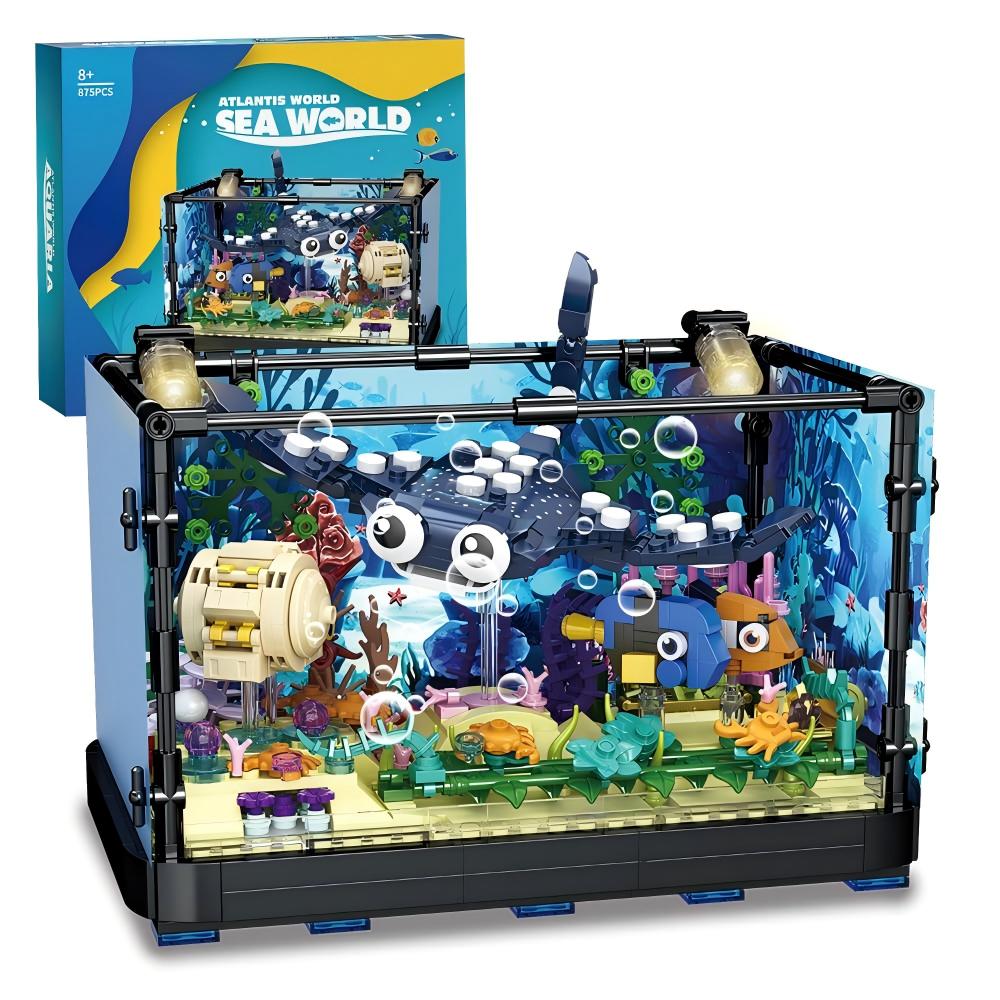 Fish Tank Building Set - Marin - Marine Aquarium Aquascape ulasan dan harga