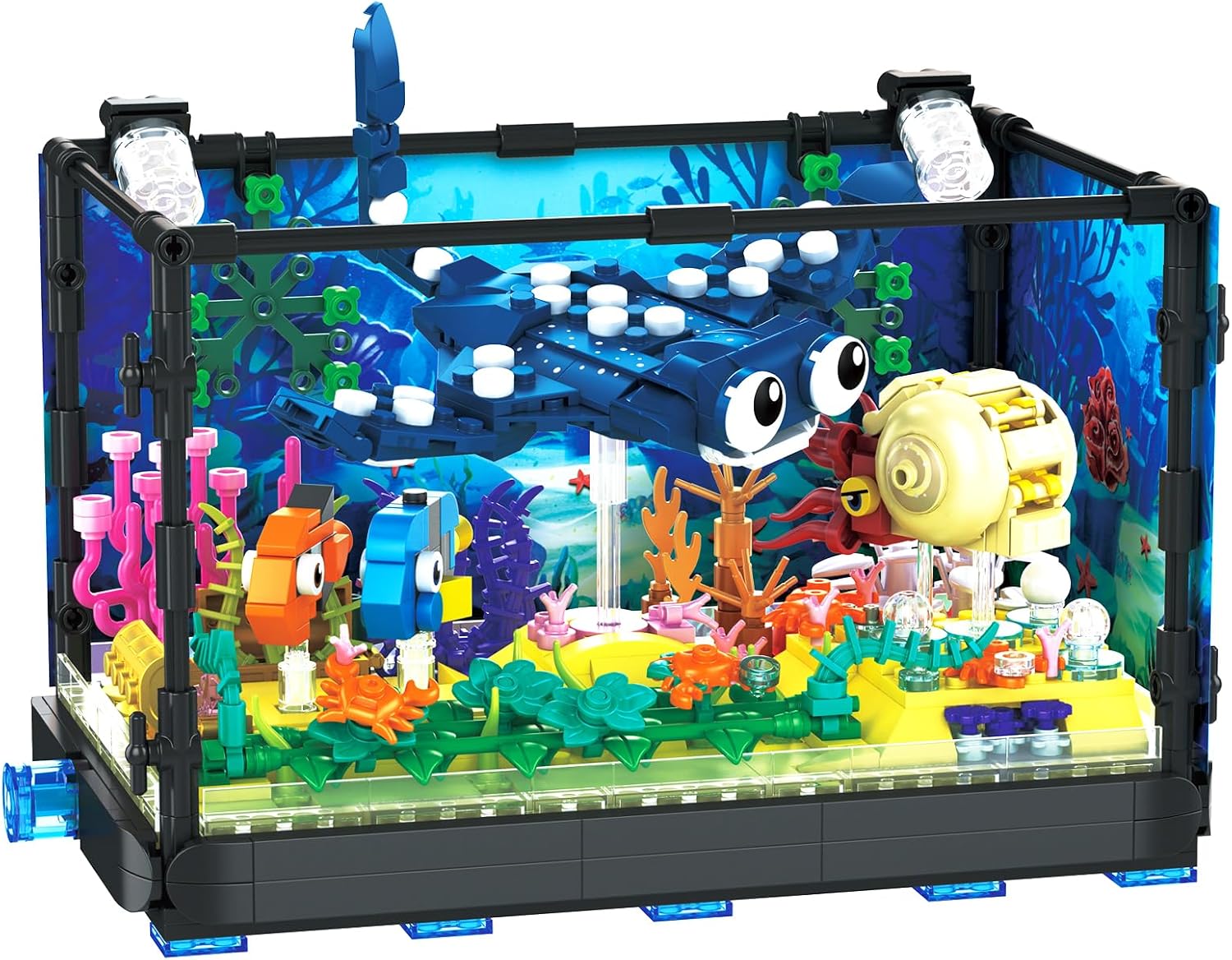 Fish Tank Building Set - Marin - Marine Aquarium Aquascape ulasan dan harga