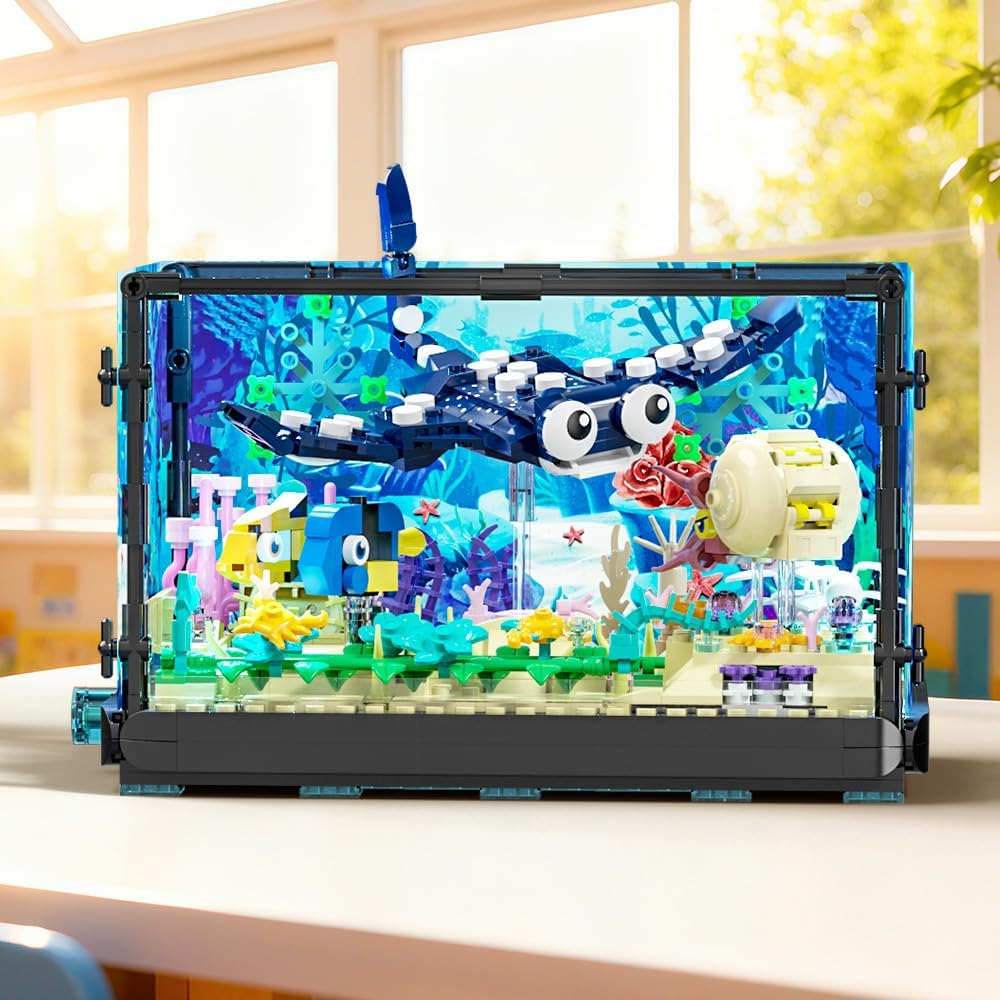 Fish Tank Building Set - Marin - Marine Aquarium Aquascape ulasan dan harga