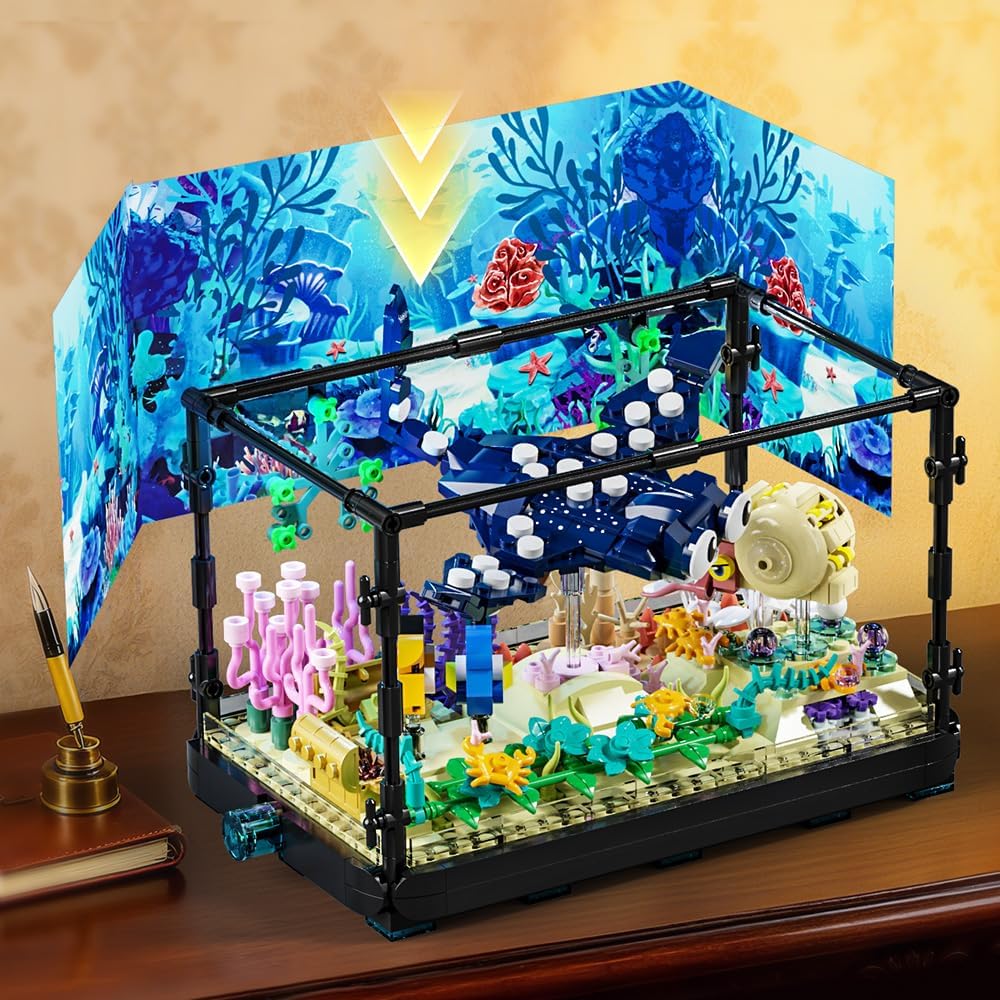 Fish Tank Building Set - Marin - Marine Aquarium Aquascape ulasan dan harga