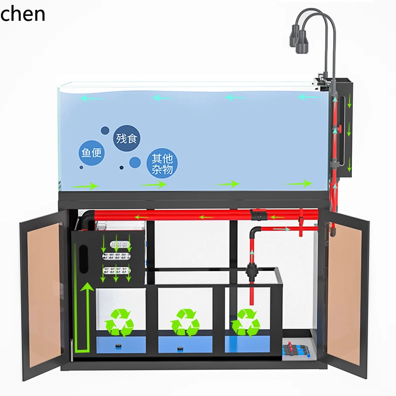YFY  backpack stream fish tank - Marine Aquarium With Sump ulasan dan harga