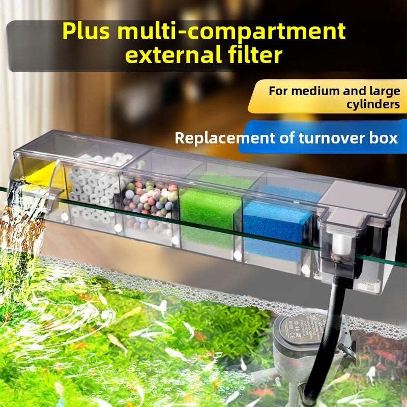 Multi-Chamber Biochemical Filt - Marine Aquarium Protein Skimmer ulasan dan harga