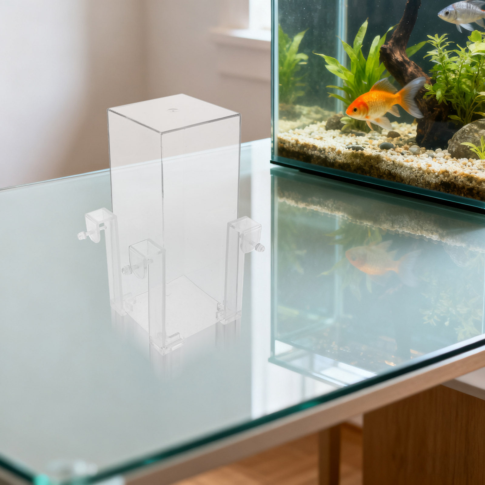 Suspended Fish Tank Aquarium R - Marine Aquarium Overflow ulasan dan harga