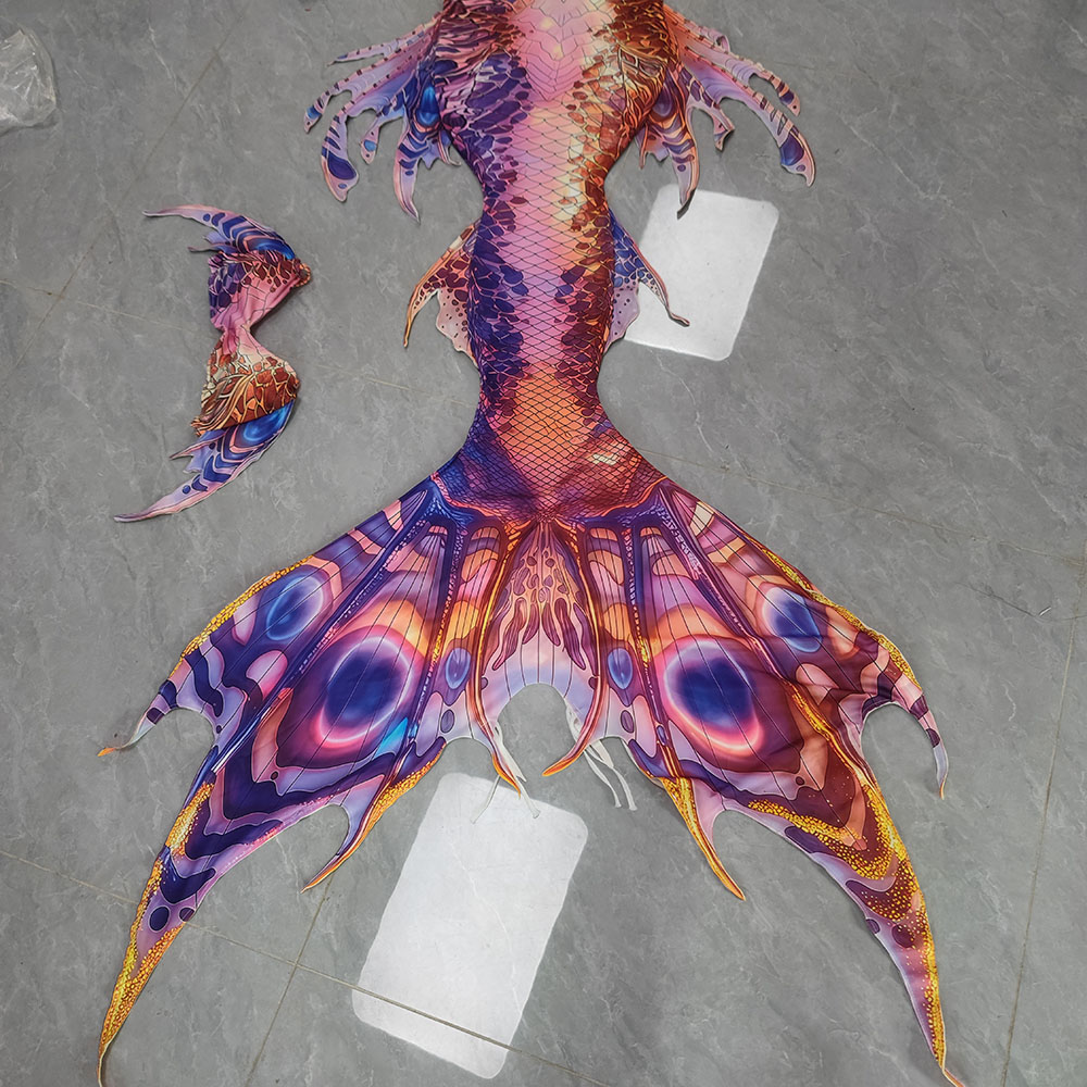 Original Colorful Mermaid Tail - Aquarium & Marine Museum Universiti Malaysia Sabah Kota Kinabalu Sabah ulasan dan harga